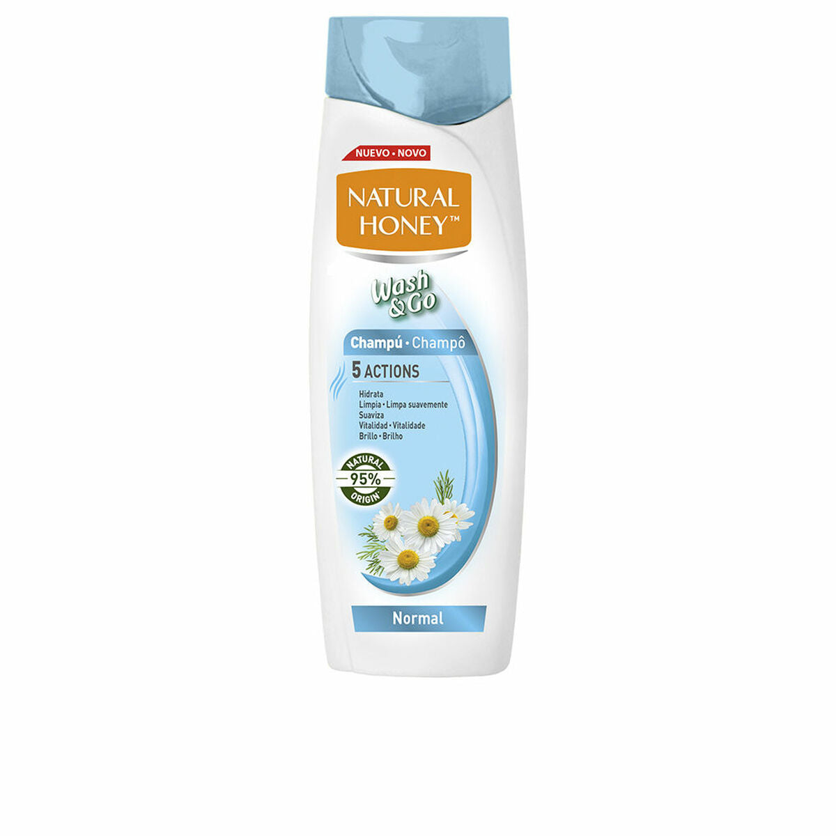 Shampoo Natural Honey Wash Go 400 ml-0