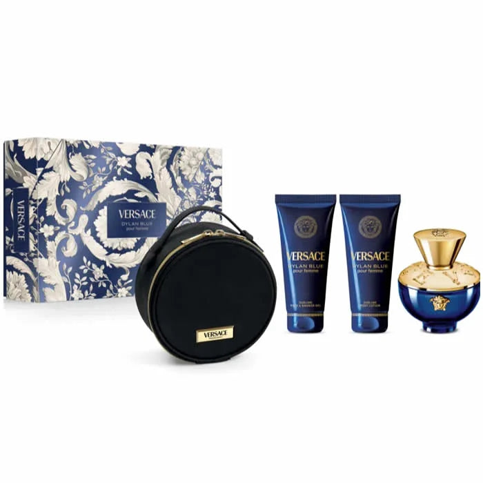 Versace Dylan Blue Pour Femme Eay De Parfum spray 100 ml cofanetto 3 pz