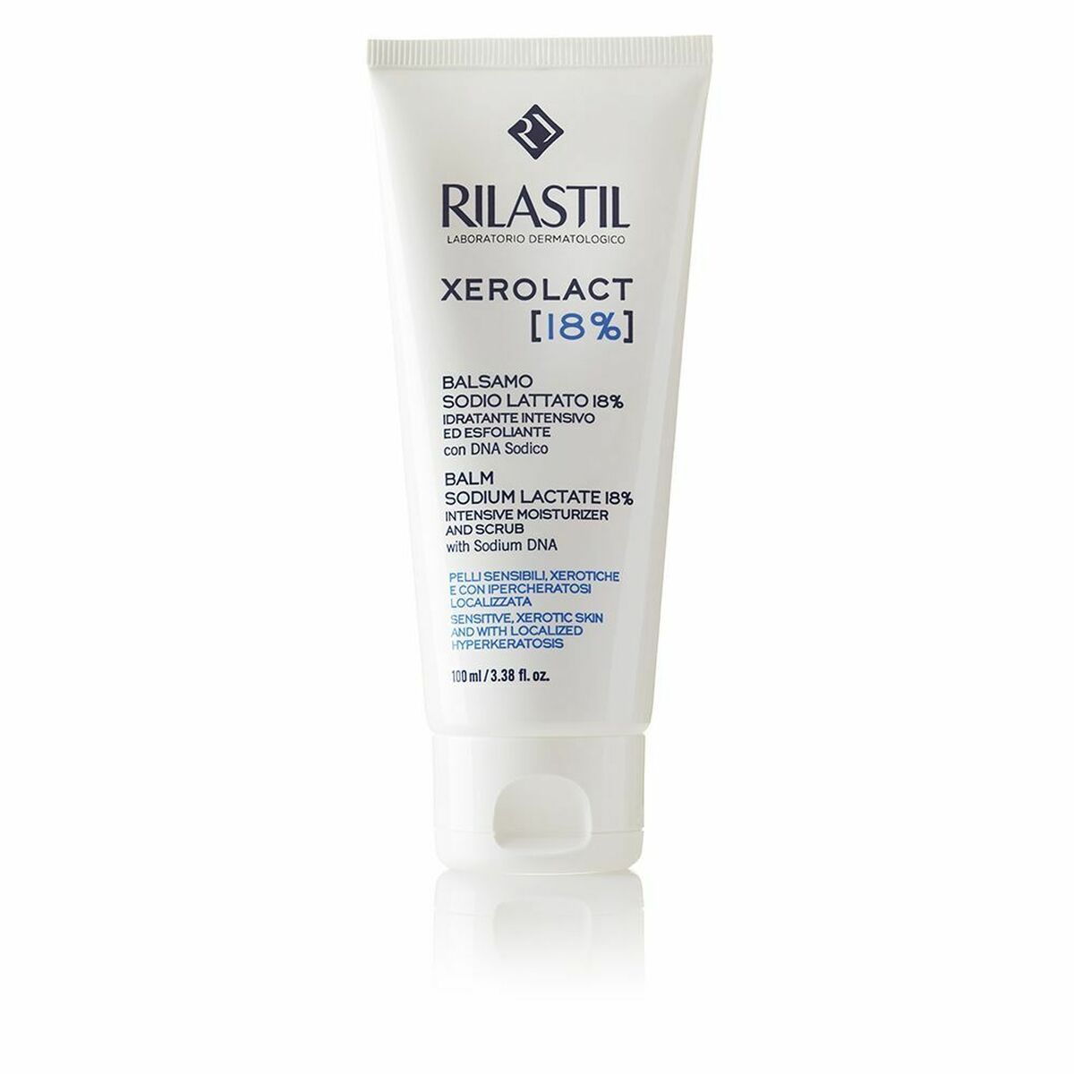 Baume corporel hydratant Rilastil Xerolact 18% exfoliant (100 ml)-0