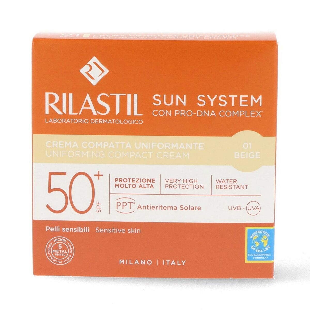 Polveri Abbronzanti Compatte Rilastil Sun System Beige 10 g-3