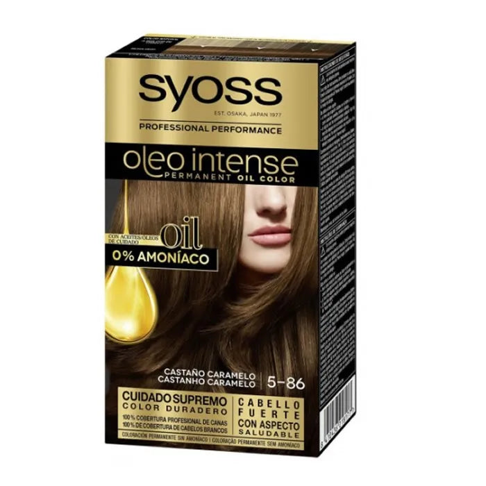 Syoss Oleo Intense colorazione permanente 5-86 Caramel Brown