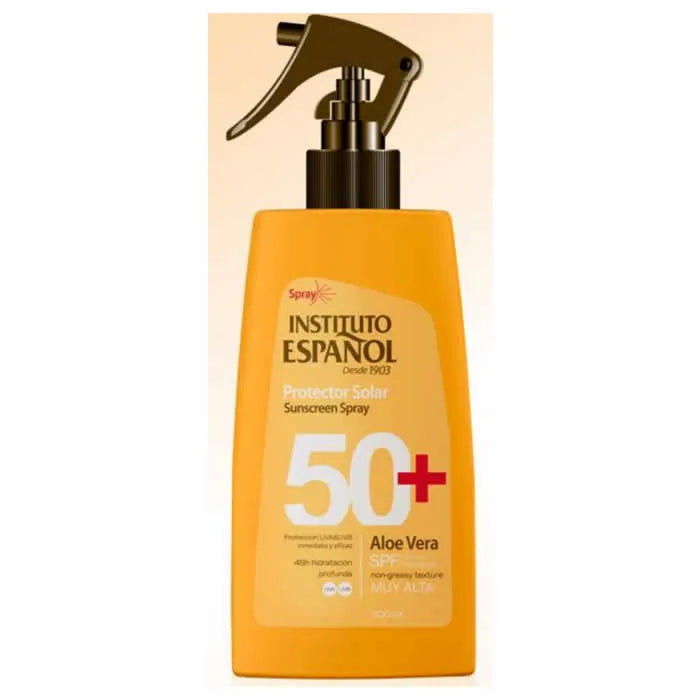 Instituto Español protezione solare spray Aloe Vera Spf50 300 ml