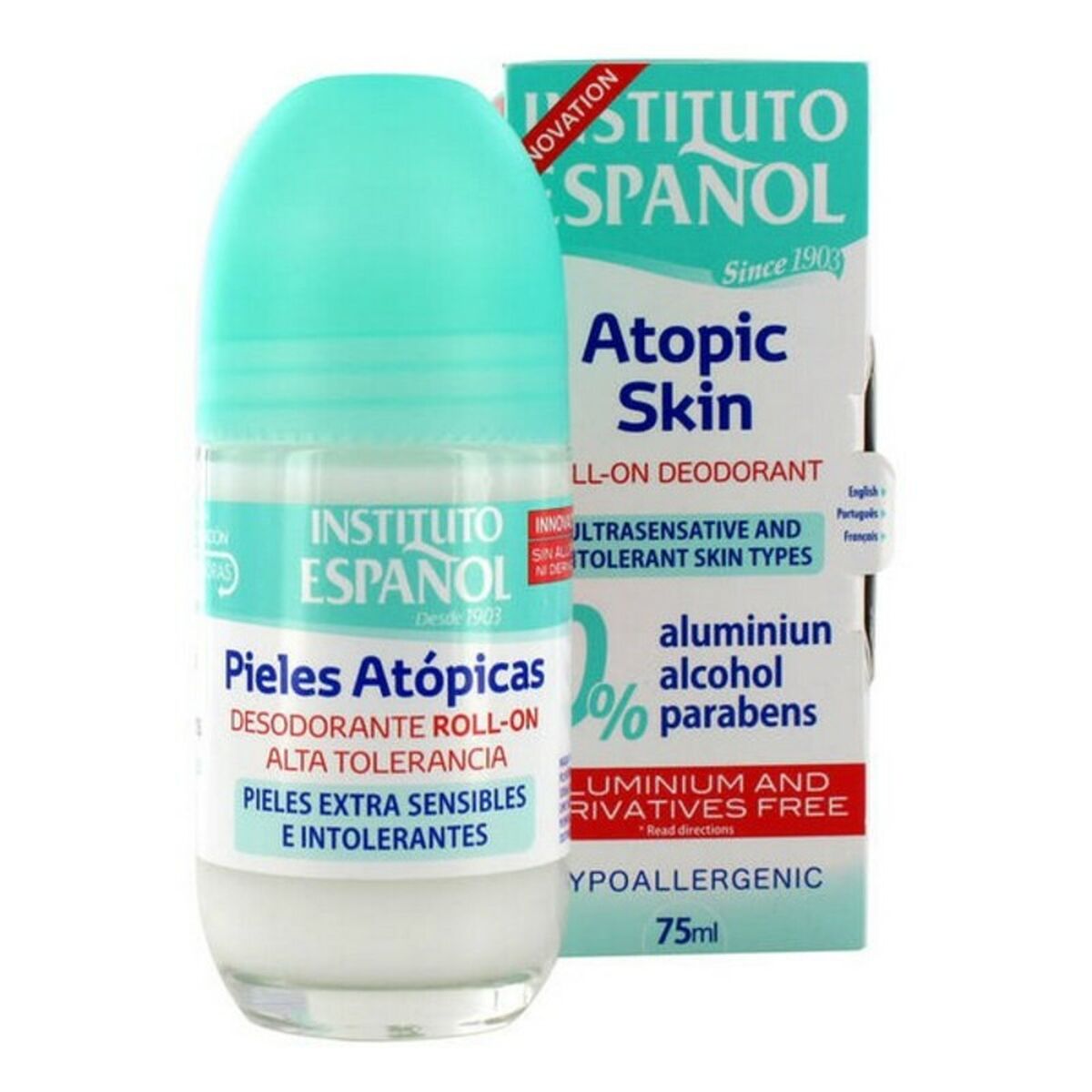 Roll-On Deodorant Piel Atópica Instituto Español 100308 (75 ml) 75 ml-0