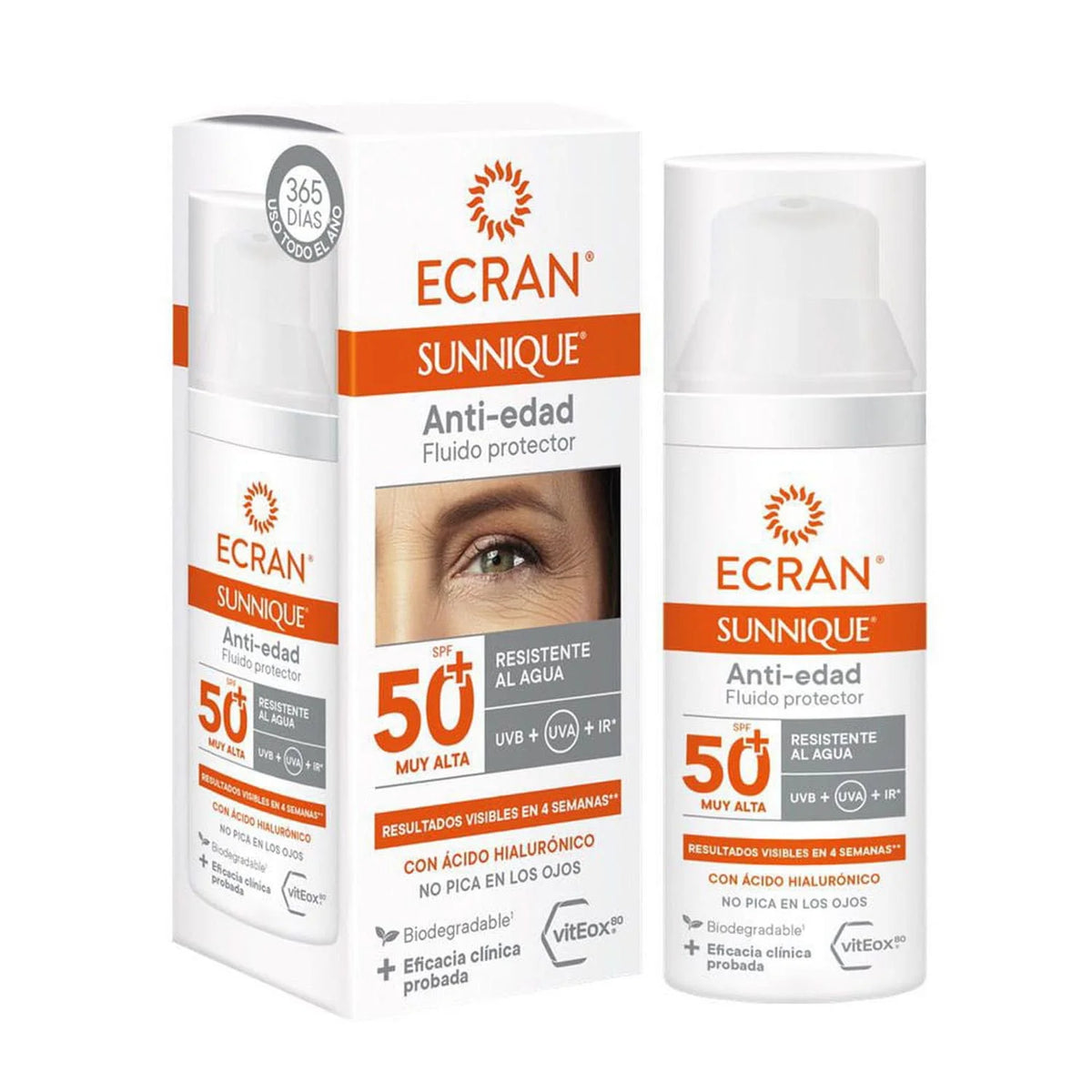 Ecran Sunnique Anti-Edad viso Spf50 50 ml