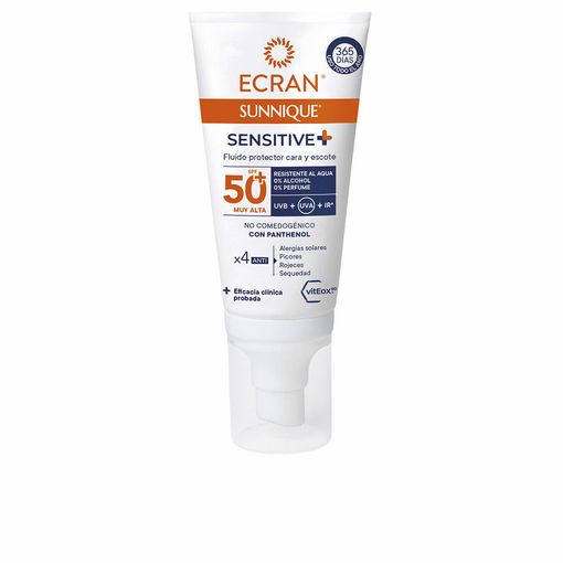 Ecran Sunnique Sensitive viso Spf50 50 ml