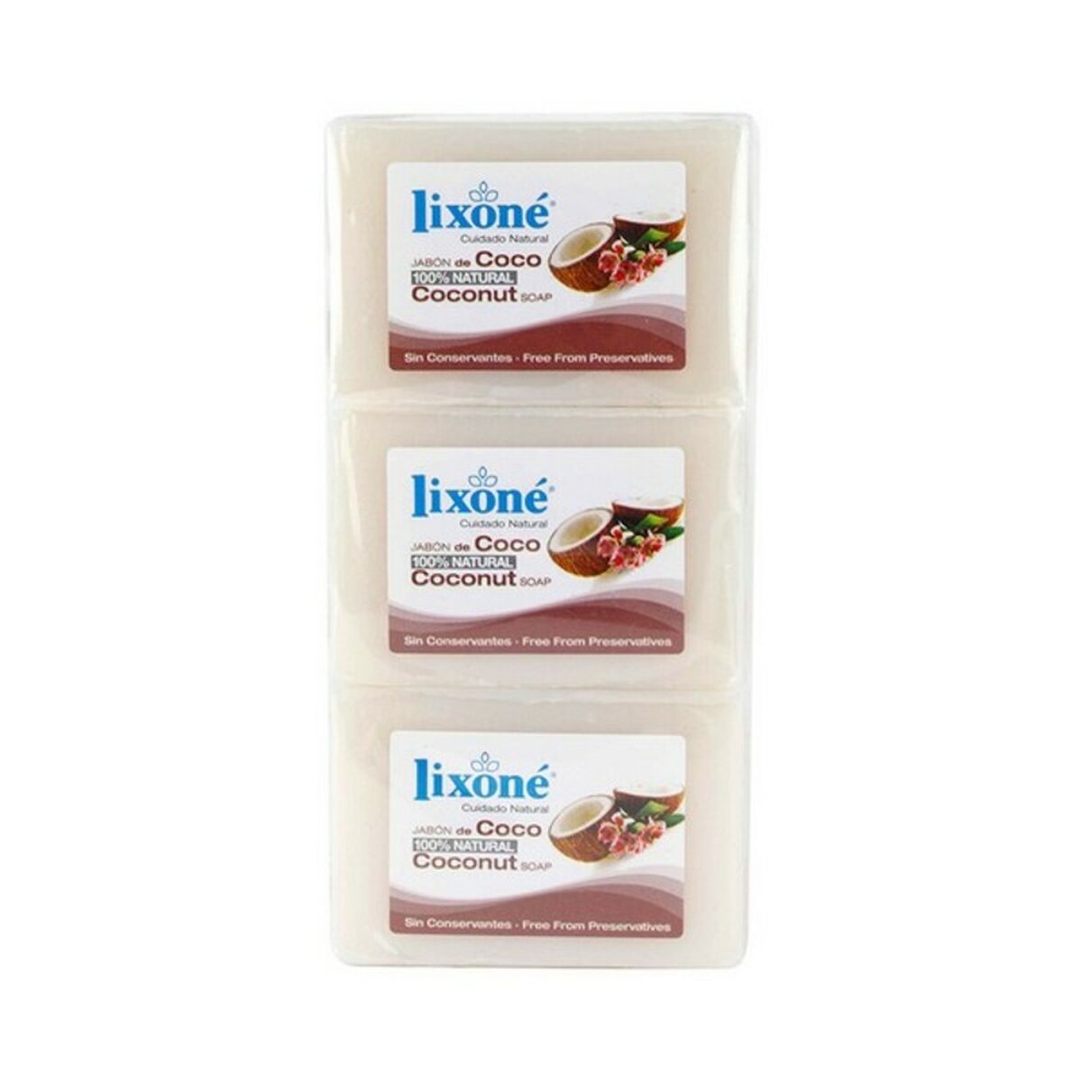 Soap Cake Coco Lixoné Coco (3 uds) 125 g-0