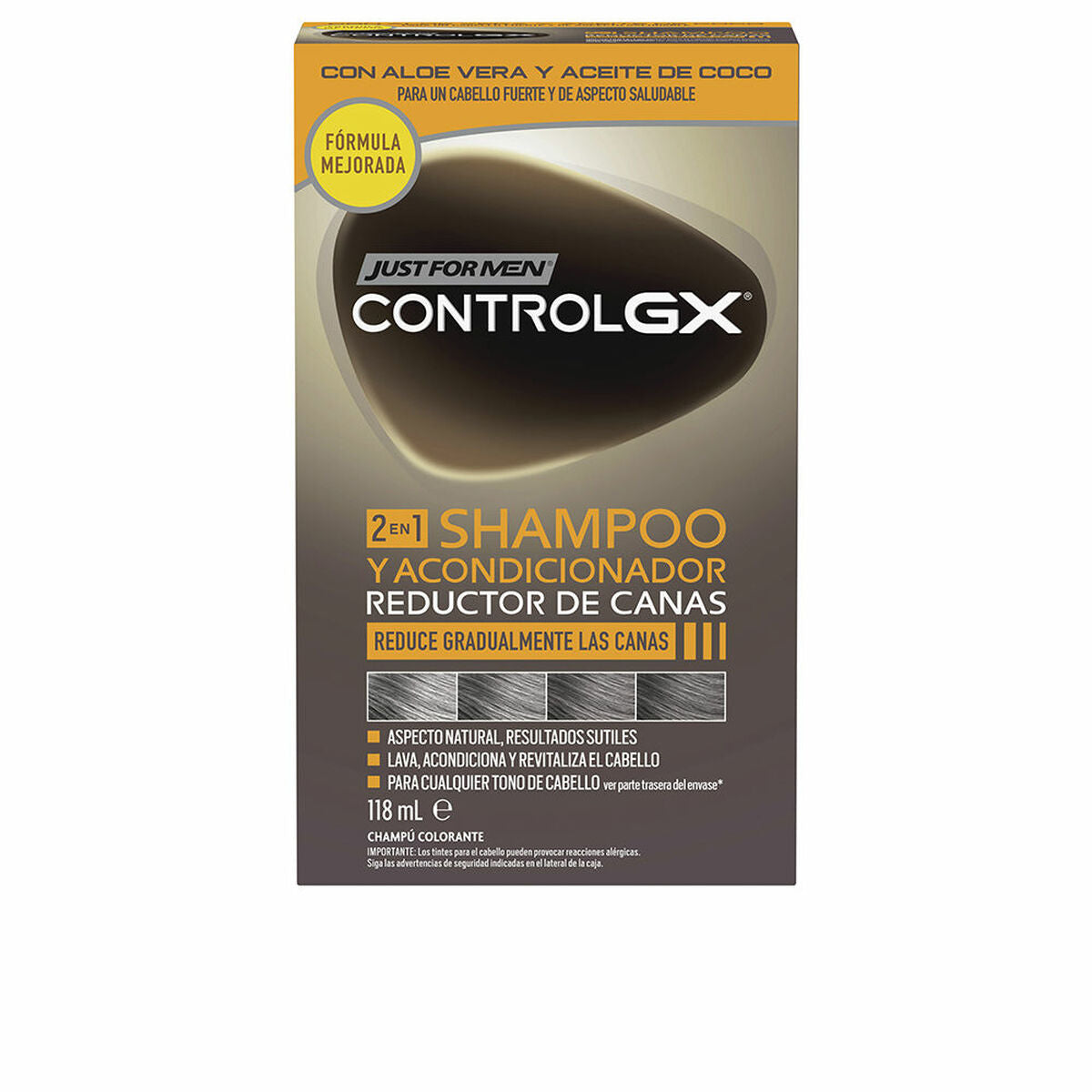 Shampoo e balsamo Just For Men Control Gx 118 ml-0