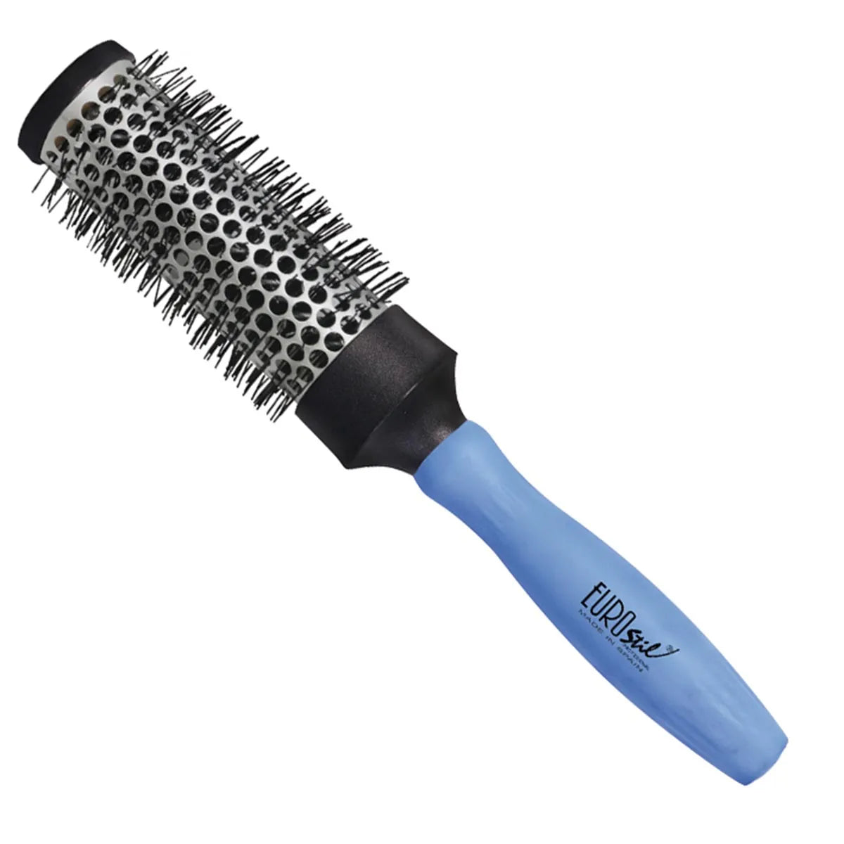 Eurostil Termico professionale spazzola Mango Aluminio 1 pz