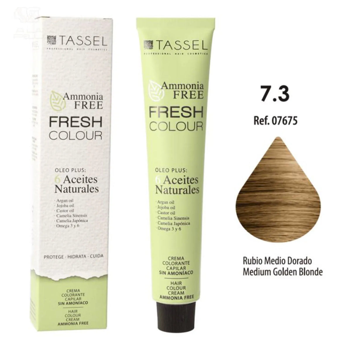 Eurostil Fresh Colour crema Colorante senza ammoniaca Rubio Medio 1 pz