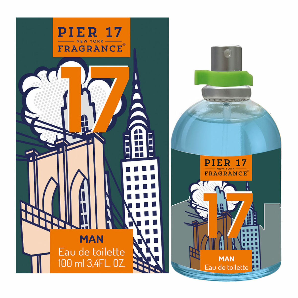 Men's Perfume Pier 17 New York EDP EDT 100 ml 17-0