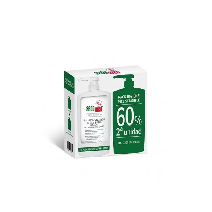 Sebamed gel bagno emulsione senza sapone 2 x 750 ml