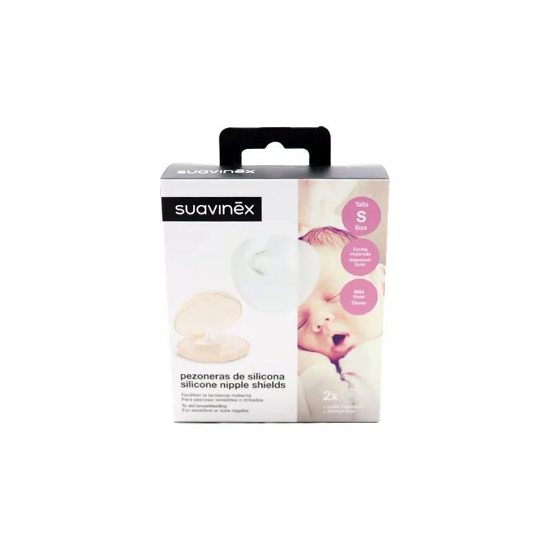Suavinex Pezonera De Silicona Talla S 2 pz