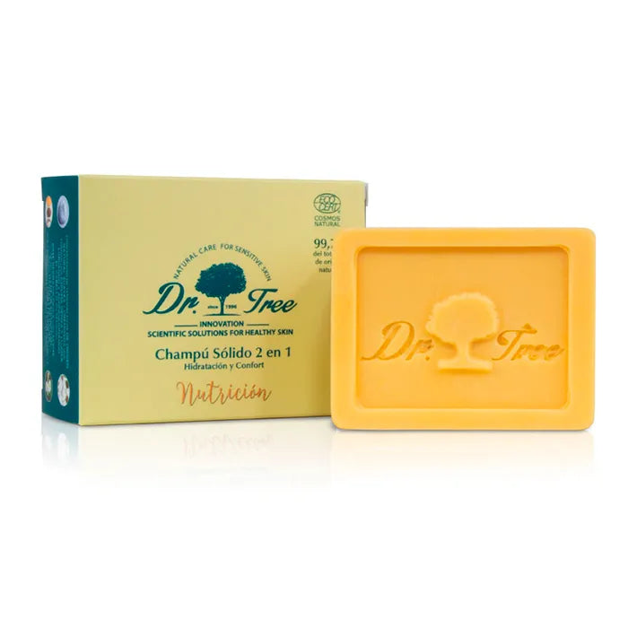 Dr Tree 2 in 1 shampoo solido Nutricion 75 g
