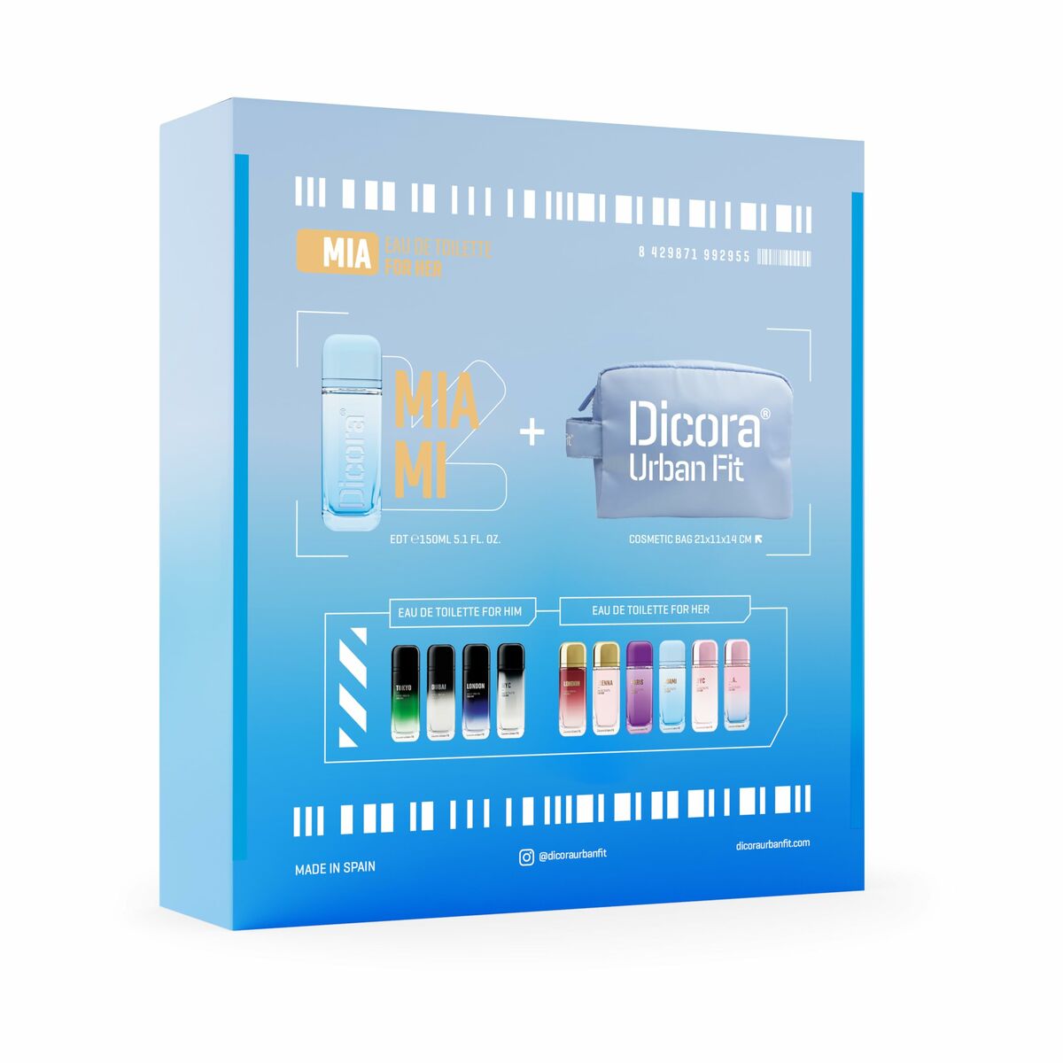Women's Perfume Dicora MIAMI FOR HER 150+NEC EDT 150 ml-1
