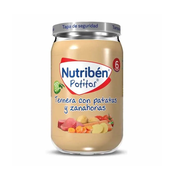 Nutriben Potito Manzo, Patate e Carote 235 g