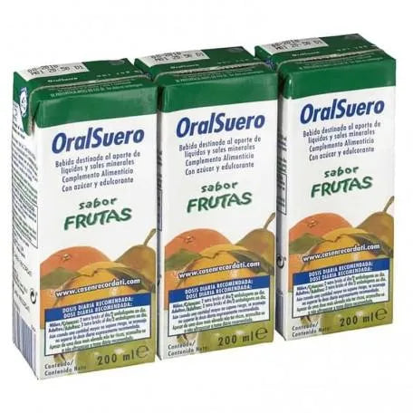 Bioral Casen Oralsuero Fruit Brik 200 ml Confezione Da 3 unità