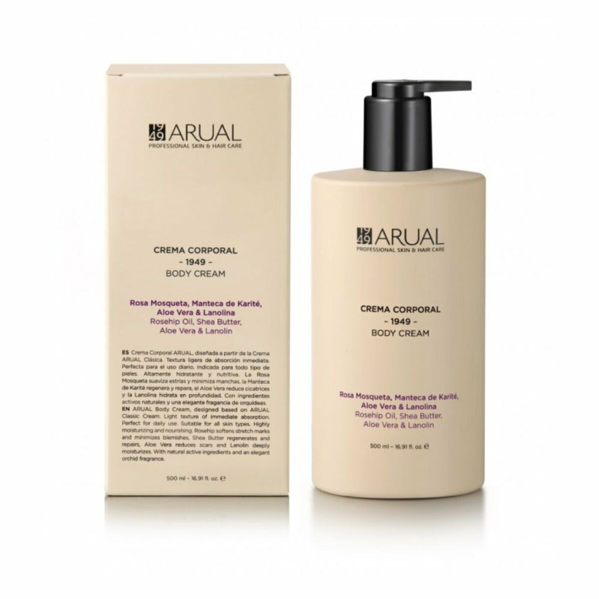 Crema de corp Arual (500 ml)-0