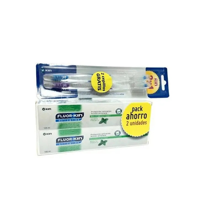 Kin Fluorkin Dentifricio 125 ml cofanetto 4 pz 2018