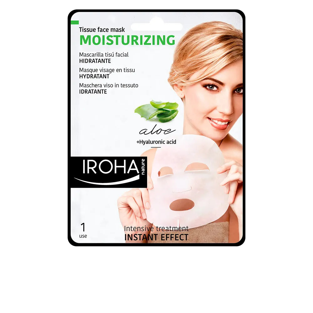 Iroha Nature Idratante Maschera Viso In Tessuto Aloe Vera 1 unità