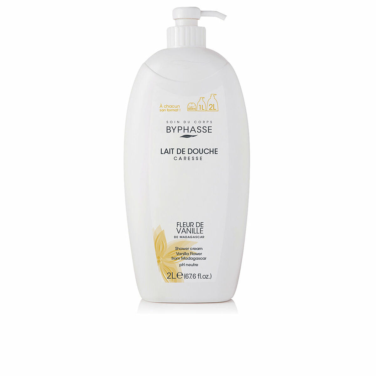 Crème de Douche Byphasse Fleur de Vanille 2 L-0