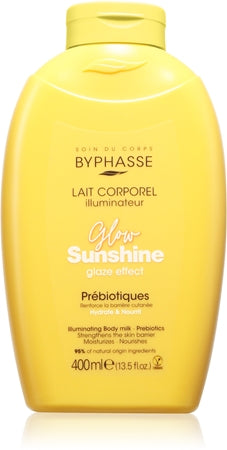 Byphasse Glow Sunshine latte corpo Iluminadora Con Prebióticos 400 ml