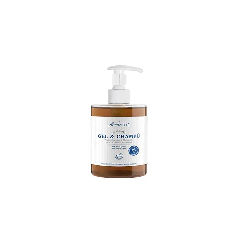 Alma Secret gel-shampoo Suave Con Argán, Caléndula e Manzanilla 500 ml