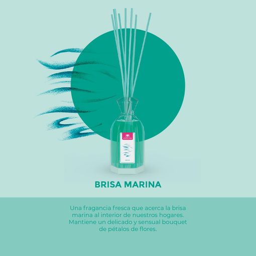 Cristalinas Mikado Ambientador 0 Brisa Marina 180 ml - immagine 2