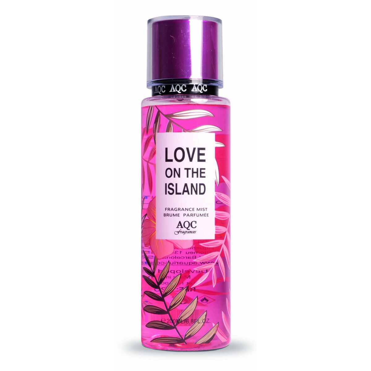Spray Corporal AQC Fragancias Amor en la isla 200 ml-0