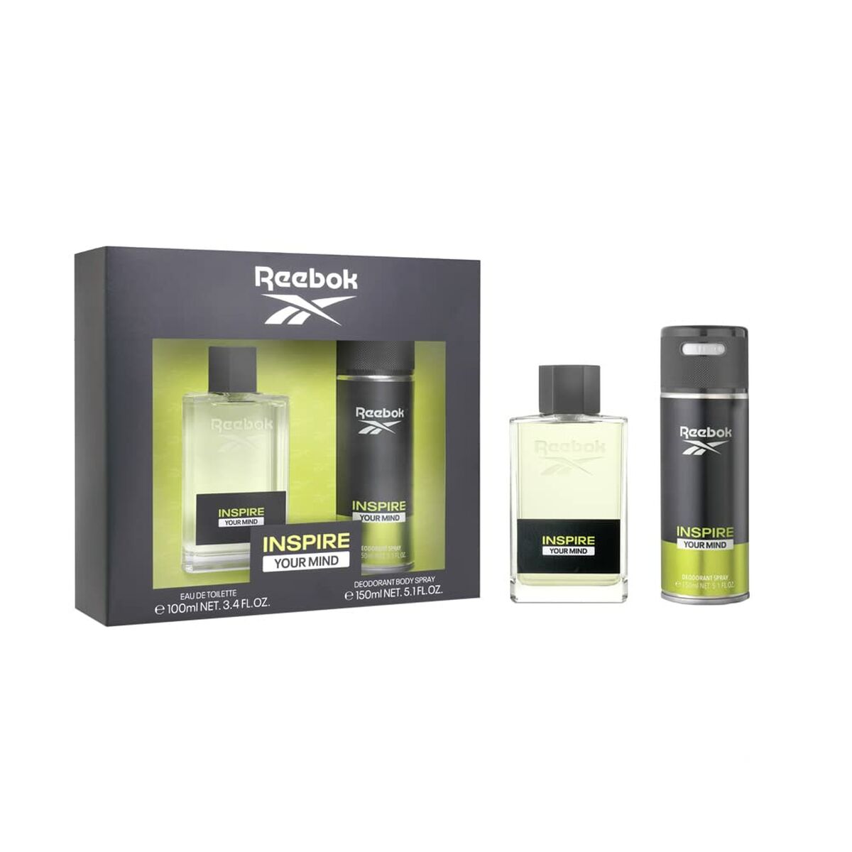 Set profumo da uomo Reebok EDT Inspire Your Mind 2 pezzi-1
