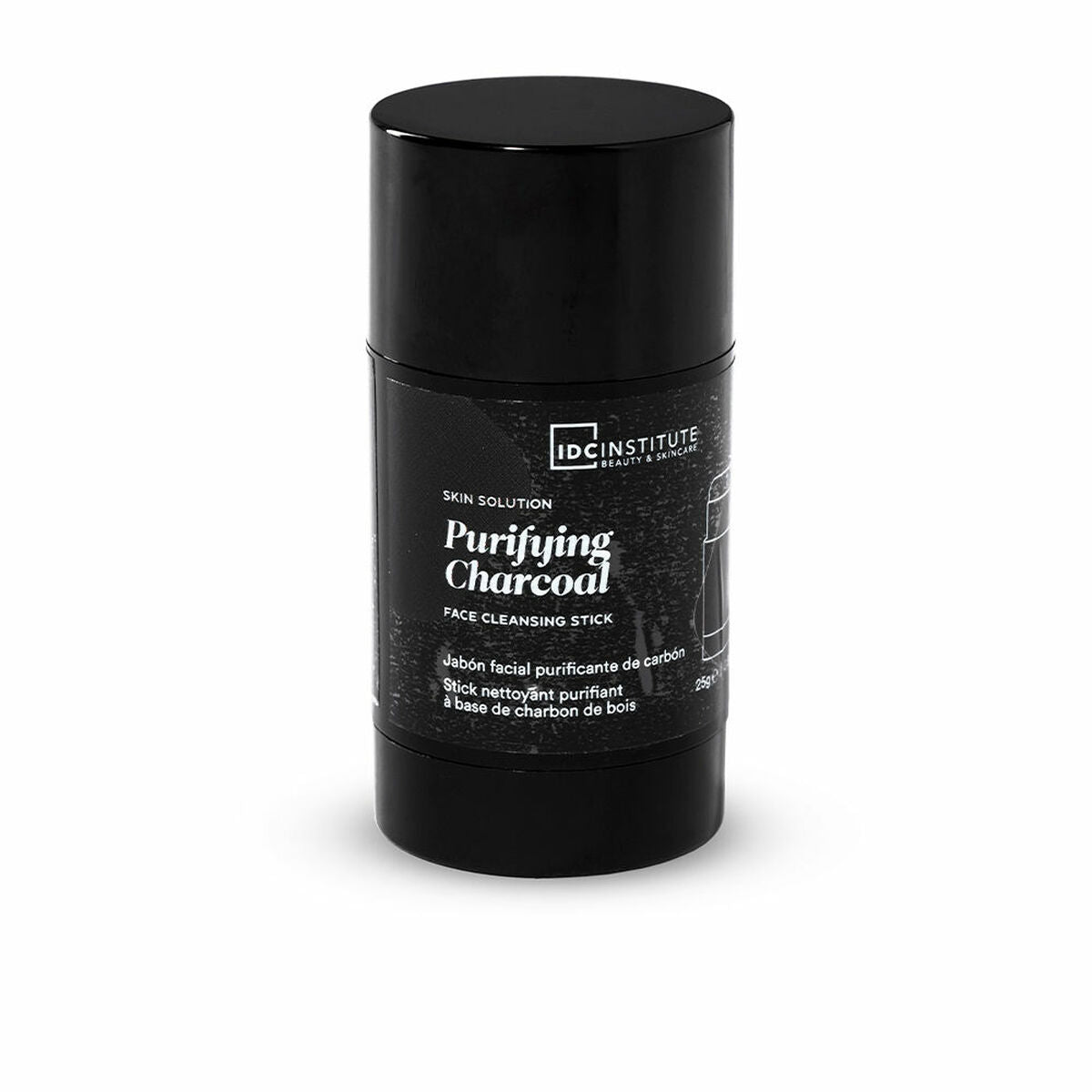 Facial Cleanser IDC Institute Purifying Charcoal Stick Active charcoal Purifying (25 g)-0