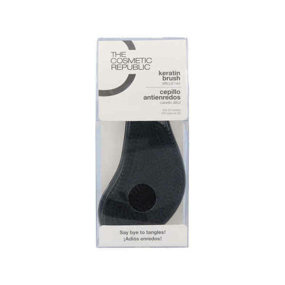 Spazzola districante per capelli Keratin The Cosmetic Republic Cosmetic Republic Black-0