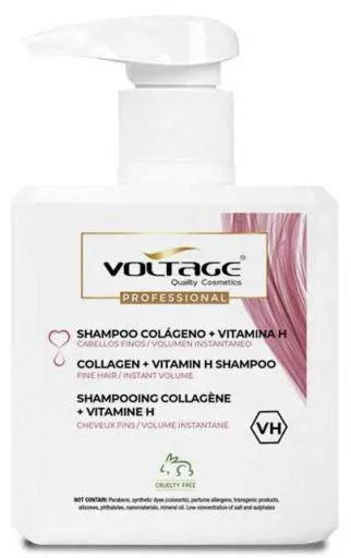 Voltage Cosmetics Colágeno Vitamina H shampoo 500 ml