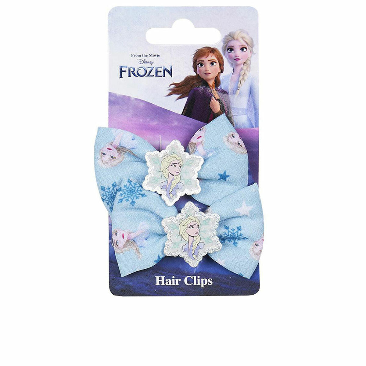 Hair Clips Inca Clips Lazo Disney 2 Units Blue Lasso (2 Units)-0