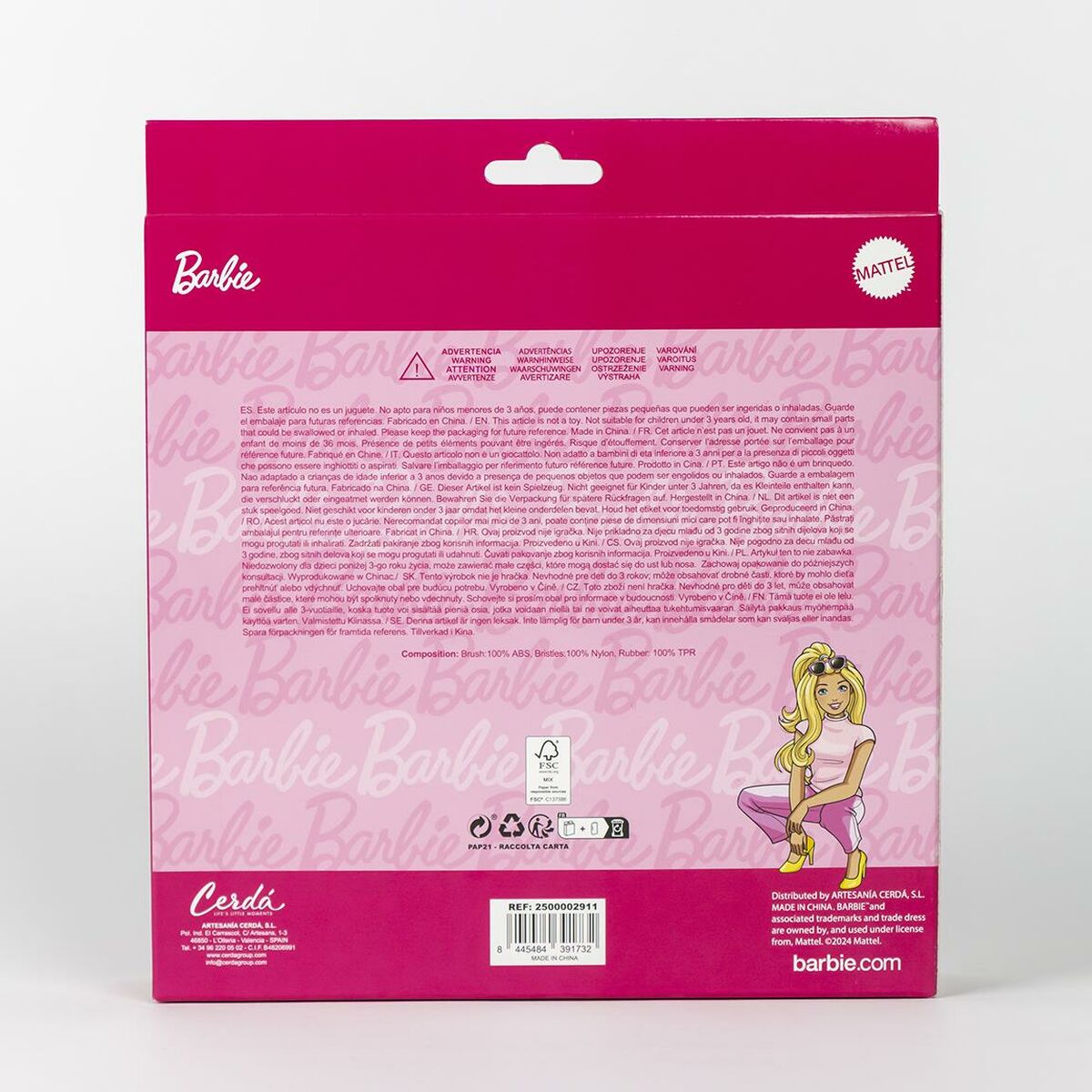 Beauty Kit Barbie Hellrosa Multi-Komposition 4-teilig-5