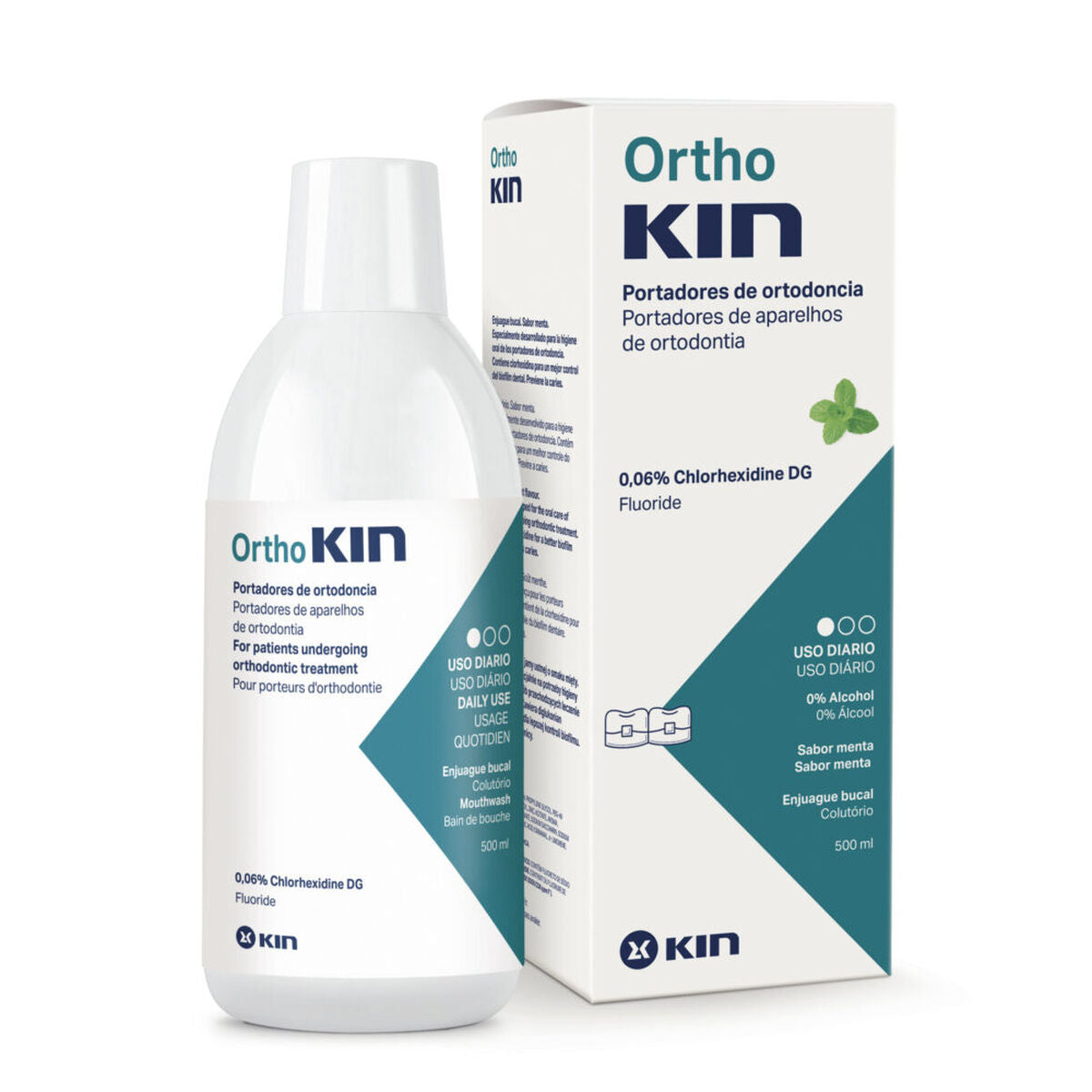 Collutorio Kin Orthokin 500 ml Menta-1