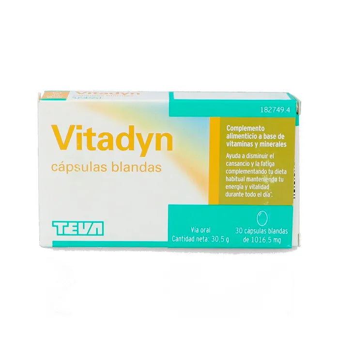 Teva Pharma Teva Vitadyn 30 capsule Morbide