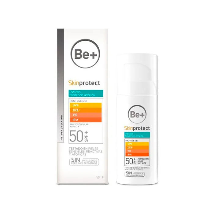 Be+ Skinprotect Pelle Acneica Spf50 50 ml