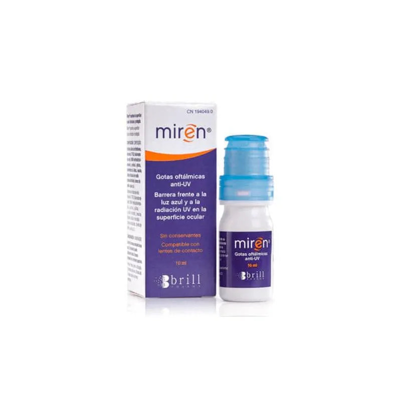 Brill Pharma Miren Gotas Oftálmicas Anti-Uv 10 ml