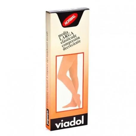 Viadol Media Viadol Larga De Compresión Normal Beige T4 Prim
