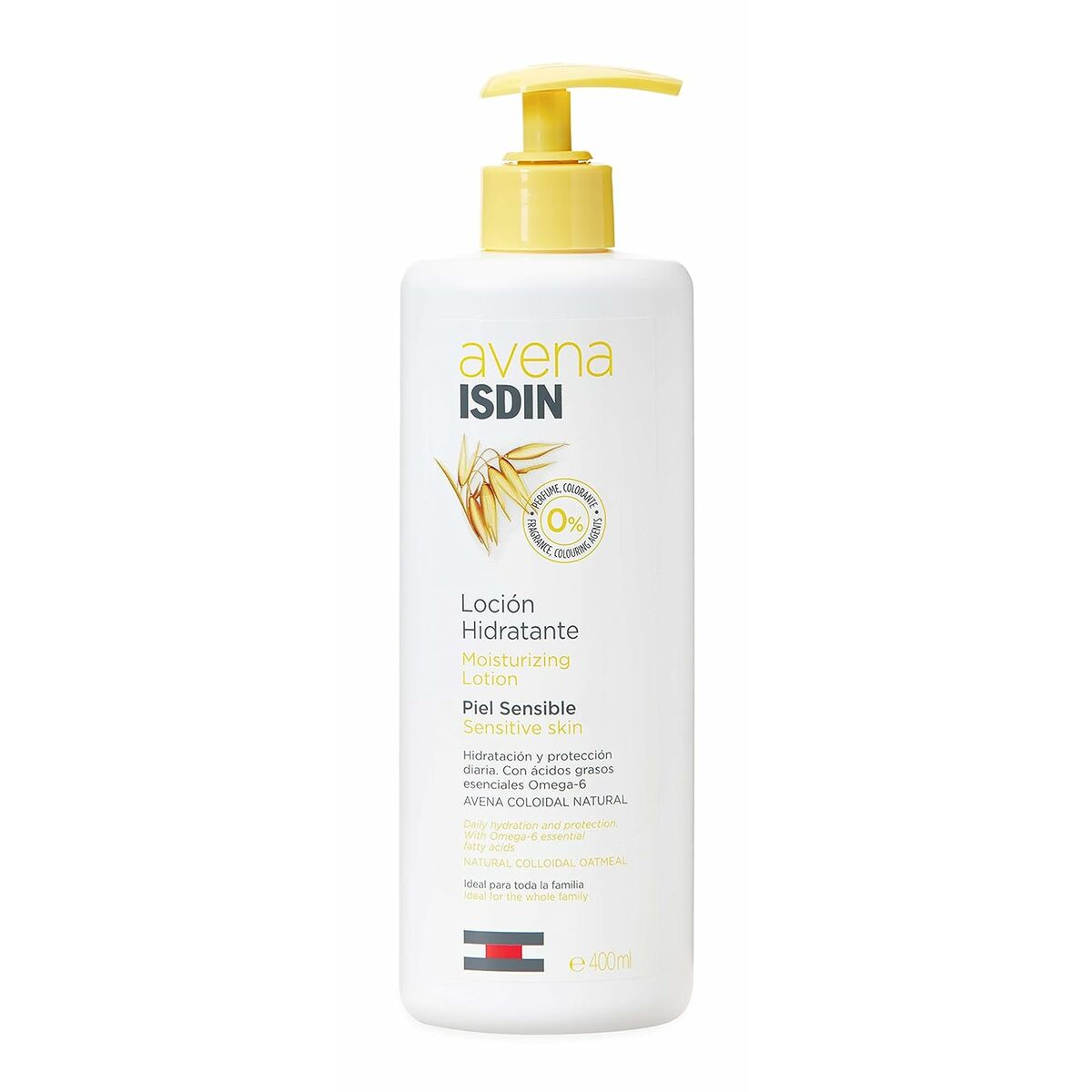 Lait corporel hydratant Isdin avoine 400 ml-1