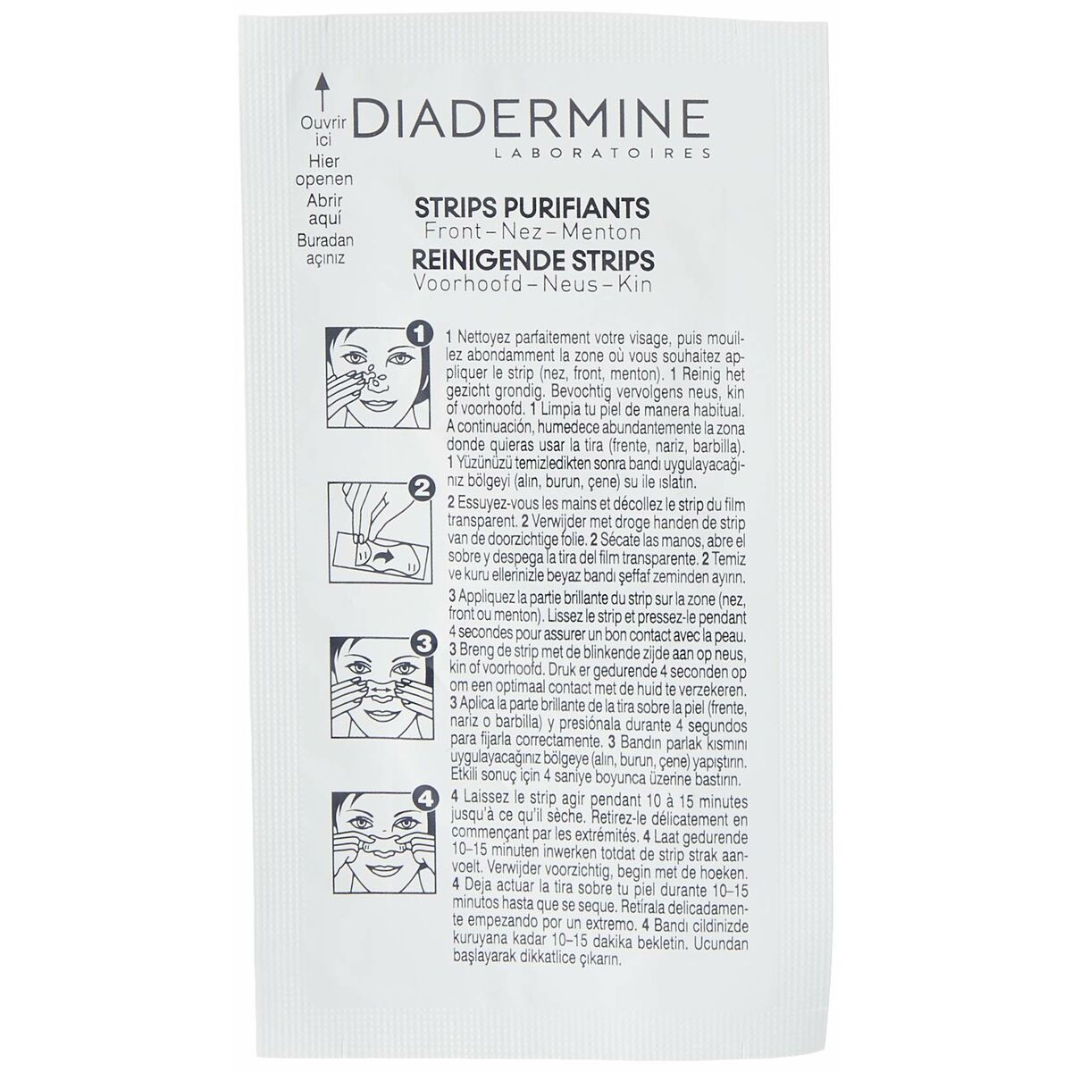 Akne-Hautbehandlung Diadermine Tiras Purificantes-5