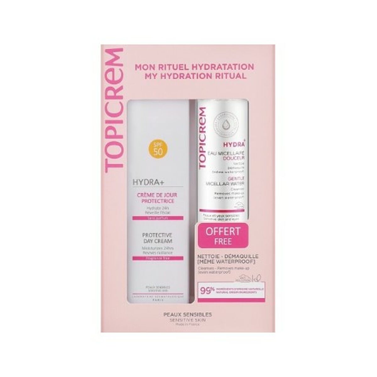 Set Cosmetico Topicrem Crema Día Protectora Lote 2 Pezzi-1