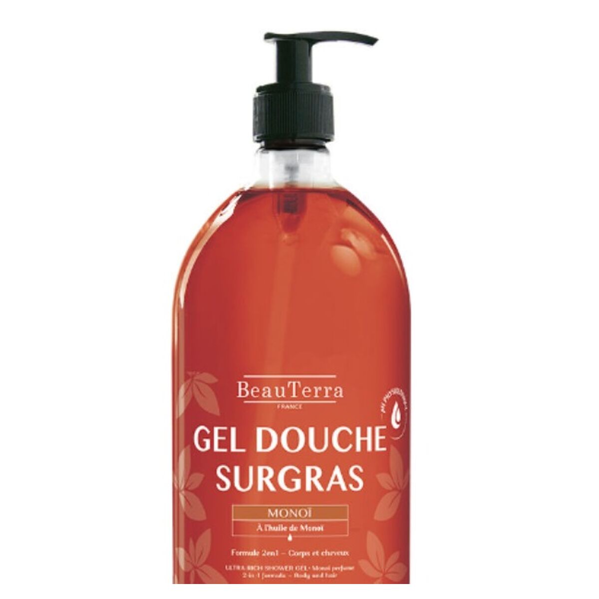 Gel Douche Beauterra Monoï 1 L-1