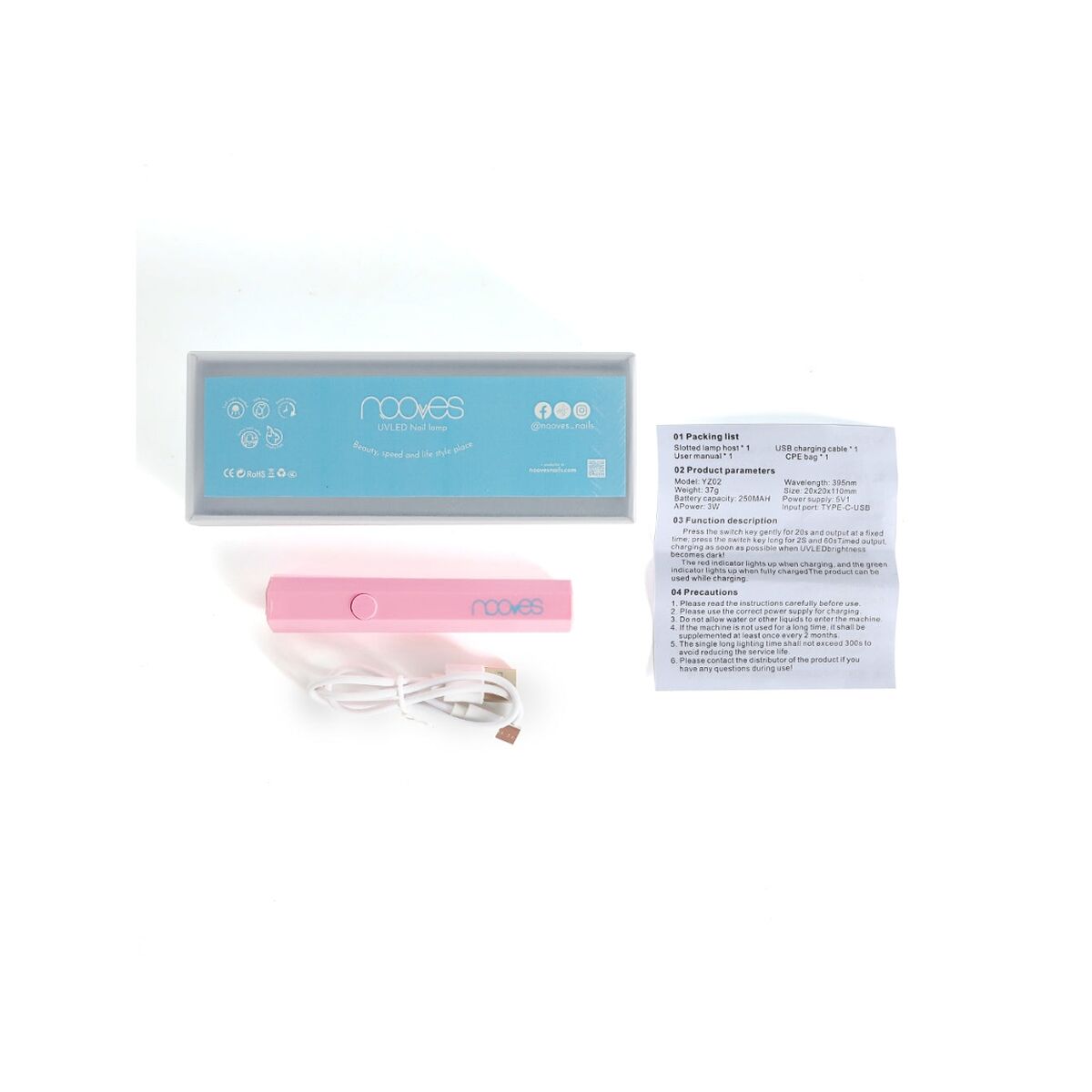 LED UV Lamp for Nails Nooves Portable plate-2