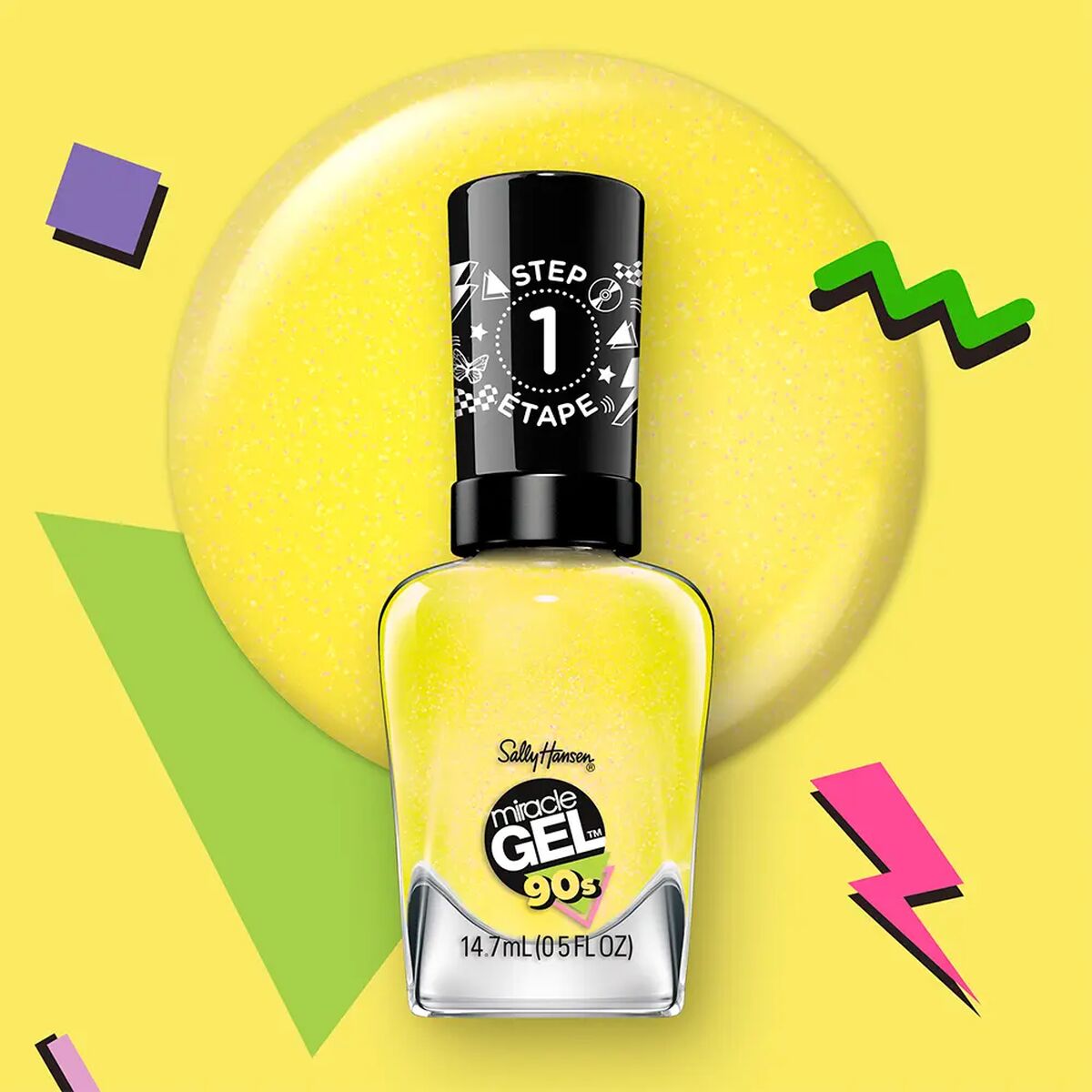 Nagellack Sally Hansen MIRACLE GEL 90s Nr. 891 Mixtape 14,7 ml-1