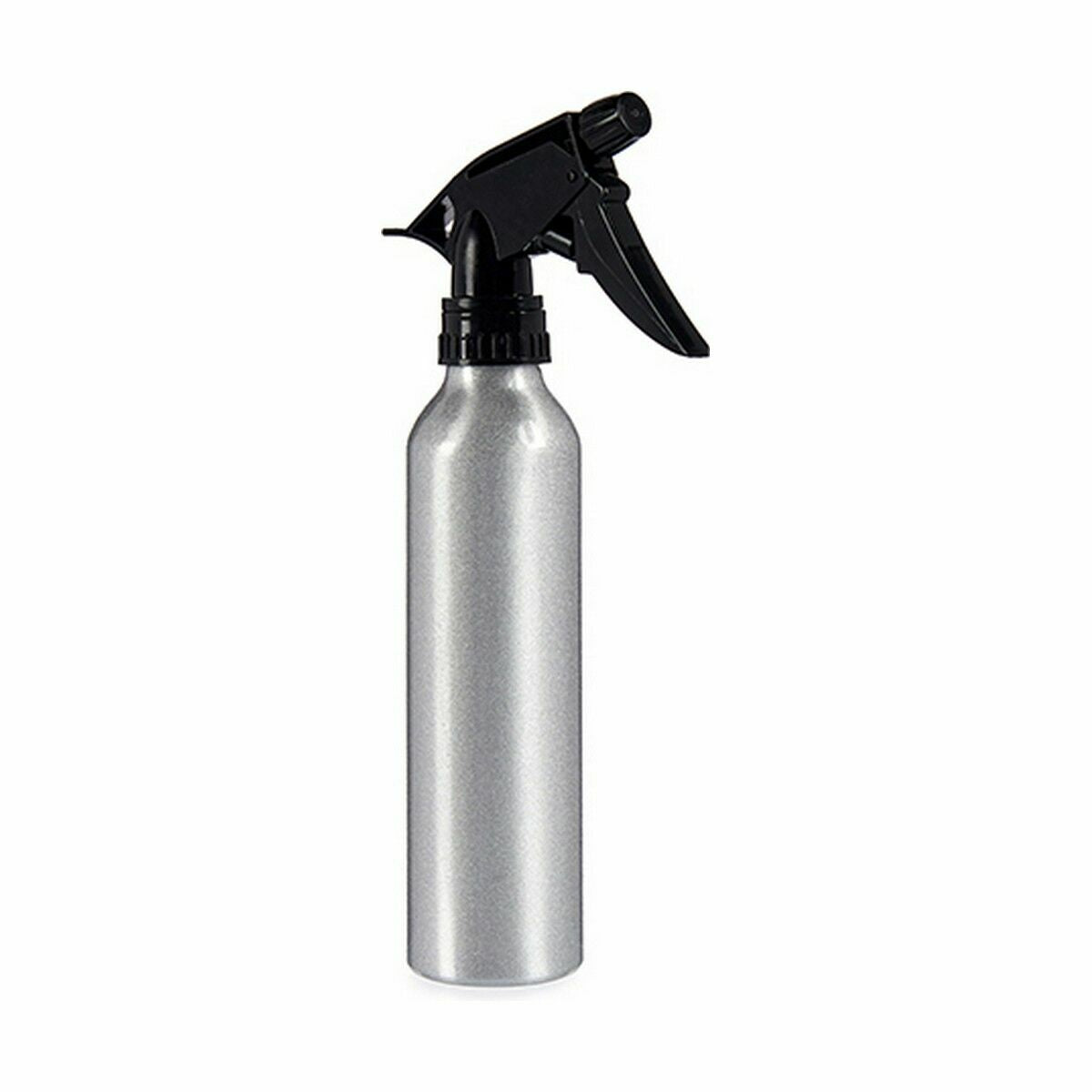 Atomiser Bottle Black Silver Aluminium 300 ml (24 Units)-1
