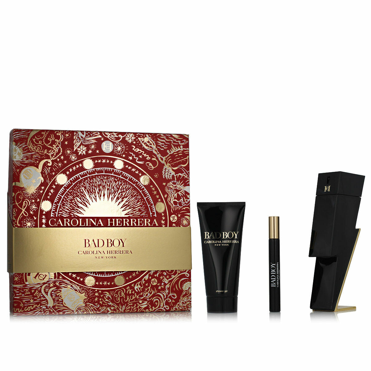Herrenparfümset Carolina Herrera EDT 3 Stück-0