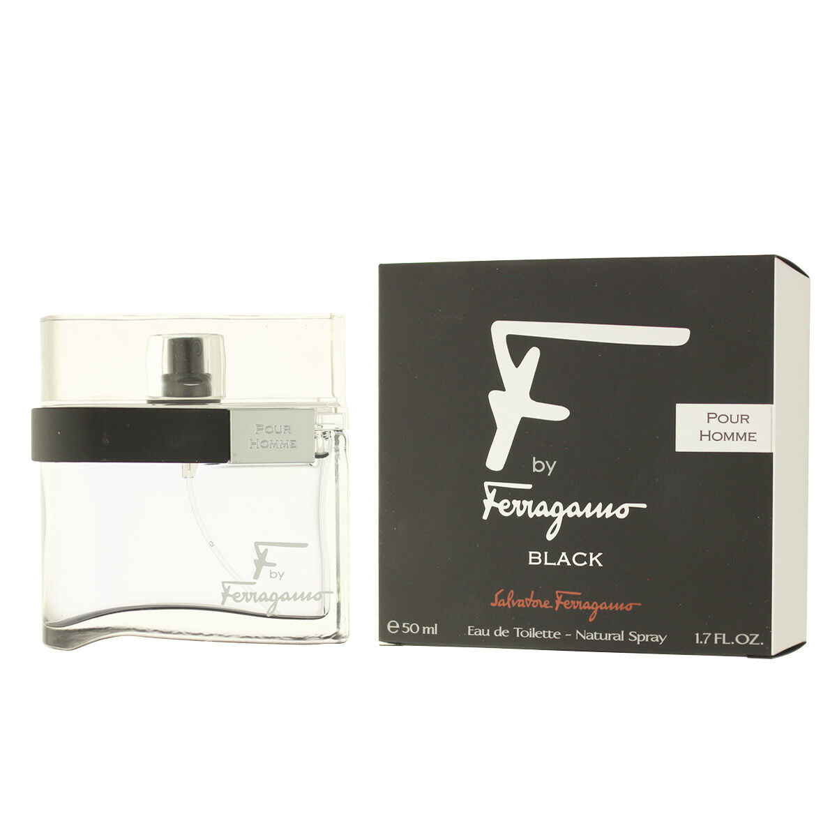 Men's Perfume Salvatore Ferragamo EDT F By Ferragamo Black 50 ml-0