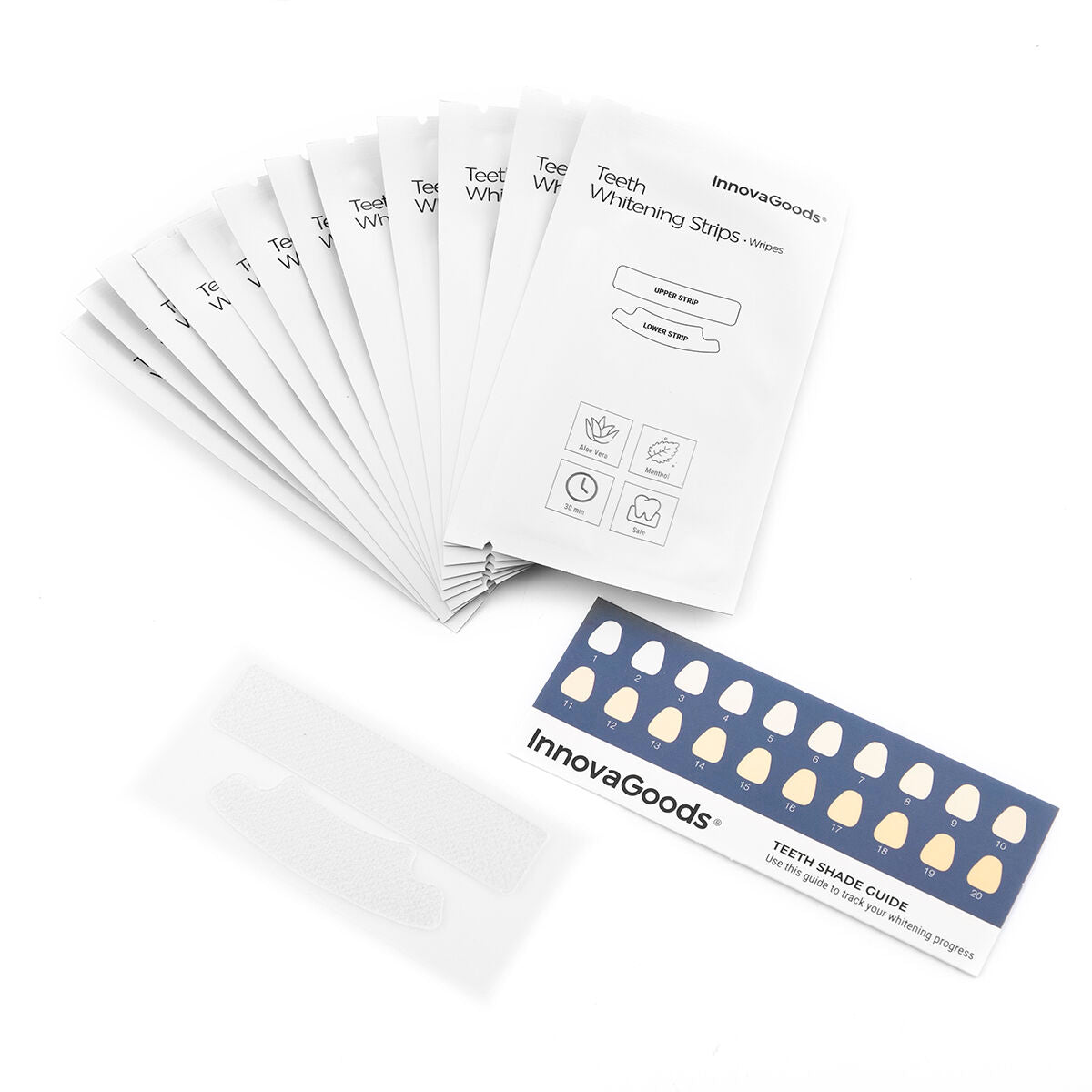 Teeth Whitening Strips Wripes InnovaGoods-5