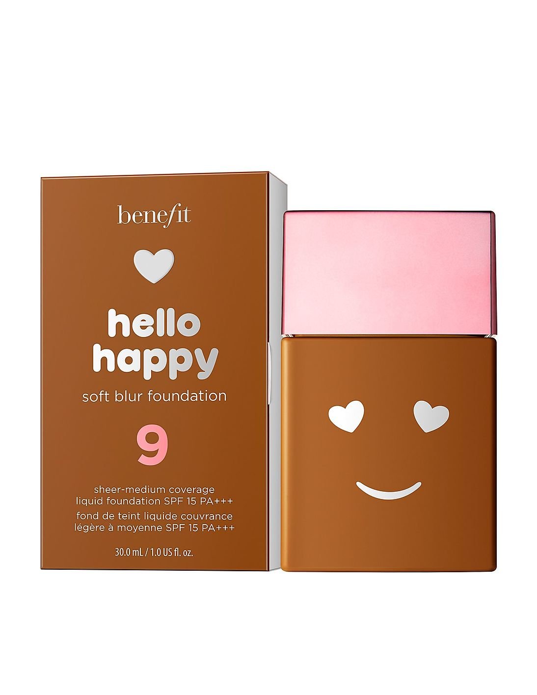 Benefit, Hello Happy Soft Blur, Finitura opaca, Fondotinta liquido, 09, Profondamente neutrale, SPF 15, 30 ml - Cosmova